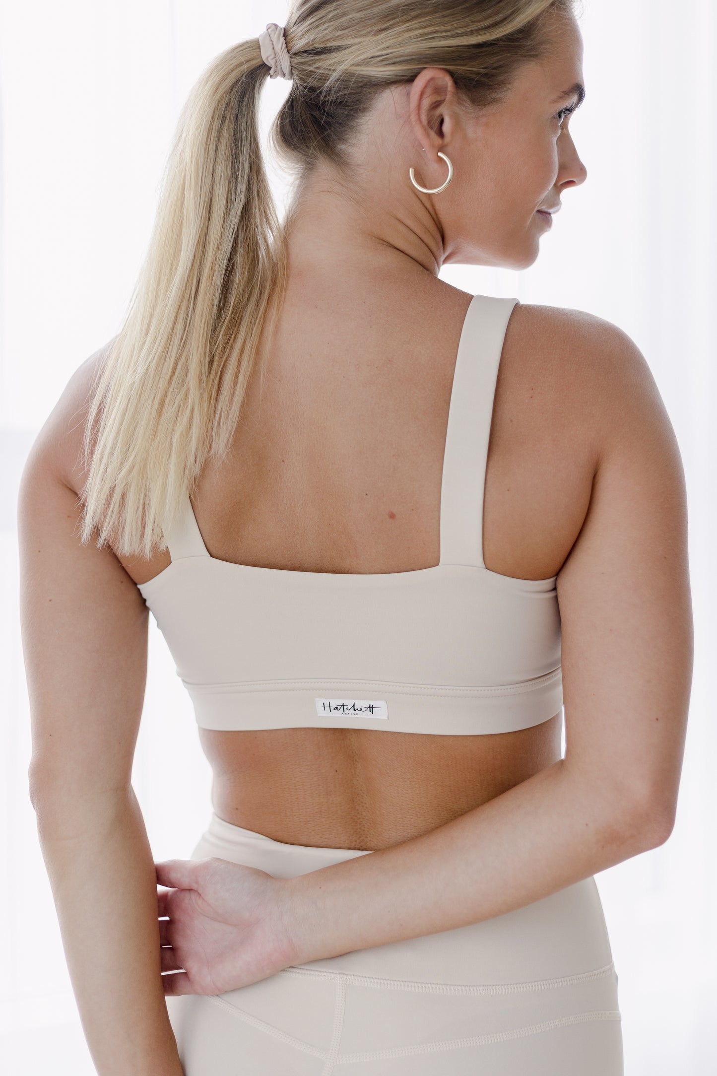 Lise Lotte Box Cut Crop - Sand